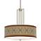 Desert Diamonds Carey 24" Brushed Nickel 4-Light Chandelier