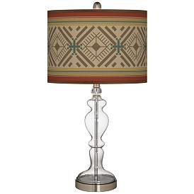 Image1 of Desert Diamonds Giclee Apothecary Clear Glass Table Lamp