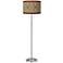 Desert Diamonds Giclee Brushed Nickel Garth Floor Lamp