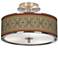 Desert Diamonds Giclee Glow 14" Wide Ceiling Light