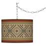 Thumbnail1 of Desert Diamonds Giclee Glow Plug-In Swag Pendant