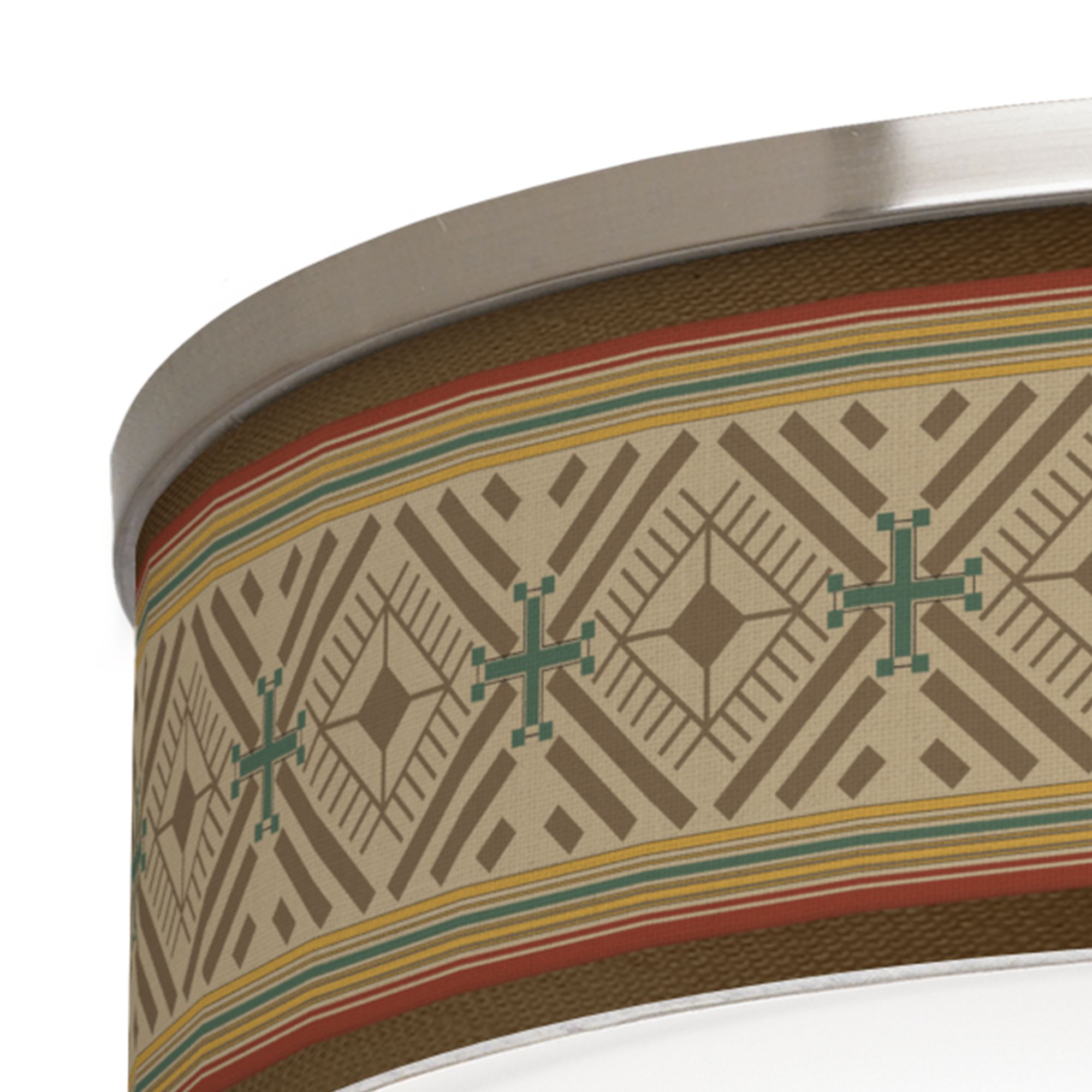 Image 2 Desert Diamonds Giclee Nickel 20 1/4" Wide Ceiling Light more views