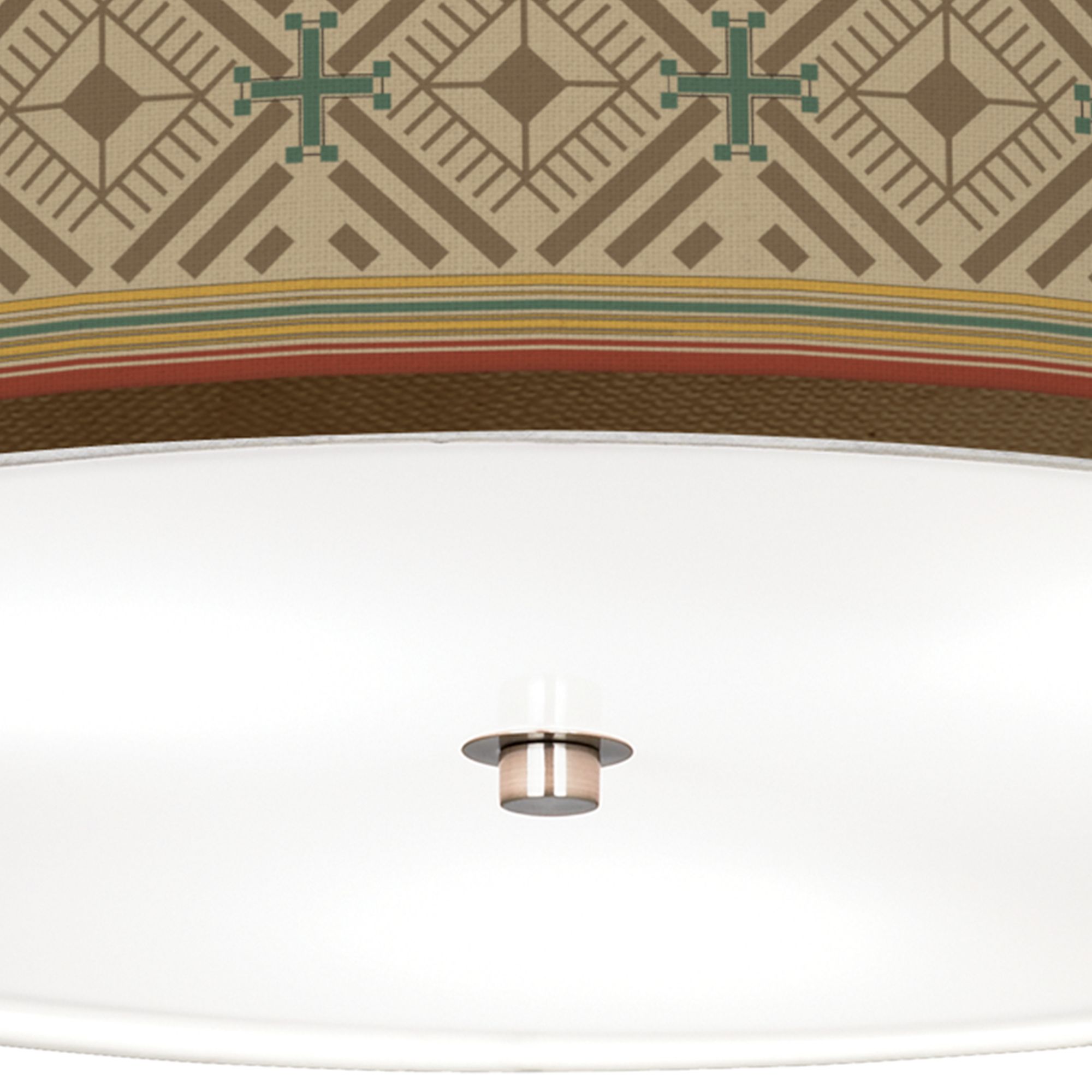 Image 3 Desert Diamonds Giclee Nickel 20 1/4" Wide Ceiling Light more views