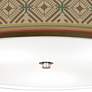 3_Desert Diamonds Giclee Nickel 20 1/4" Wide Ceiling Light more views