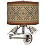 Desert Diamonds Giclee Plug-In Swing Arm Wall Lamp