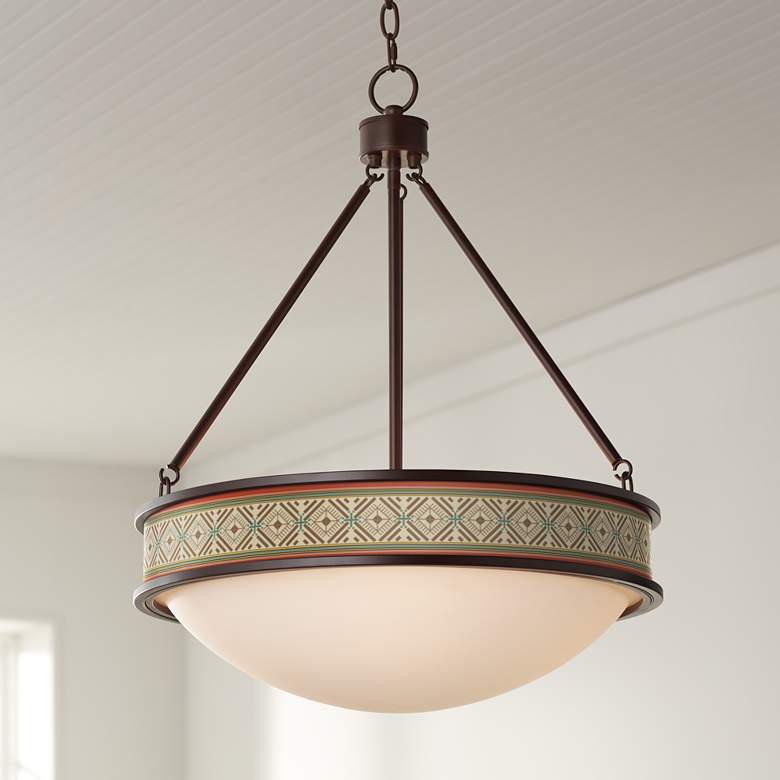 Image 1 Desert Diamonds Lamont 20 1/2 inch Wide Pendant Light