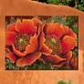 Desert Flare 40" Wide All-Weather Outdoor Canvas Wall Art