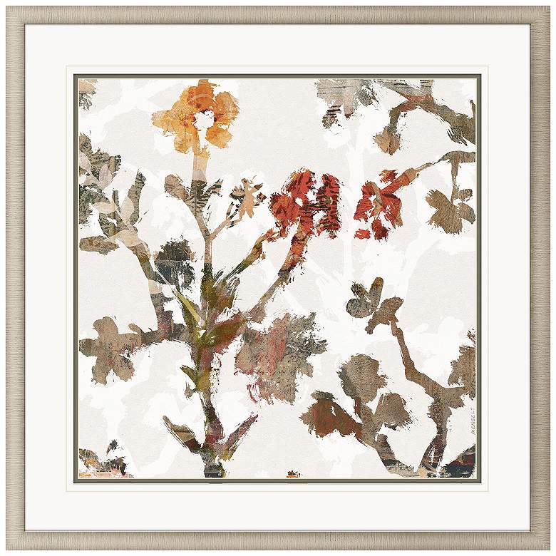 Image 1 Desert Floral I 39"W x 39"H Framed Art