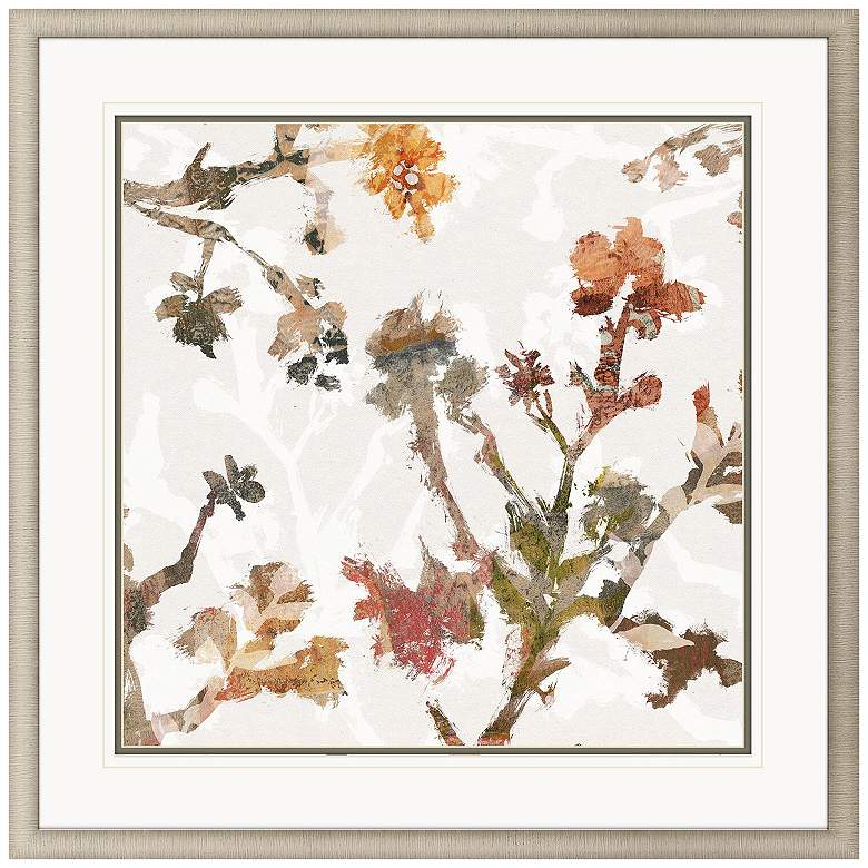 Image 1 Desert Floral II 39"W x 39"H Framed Art