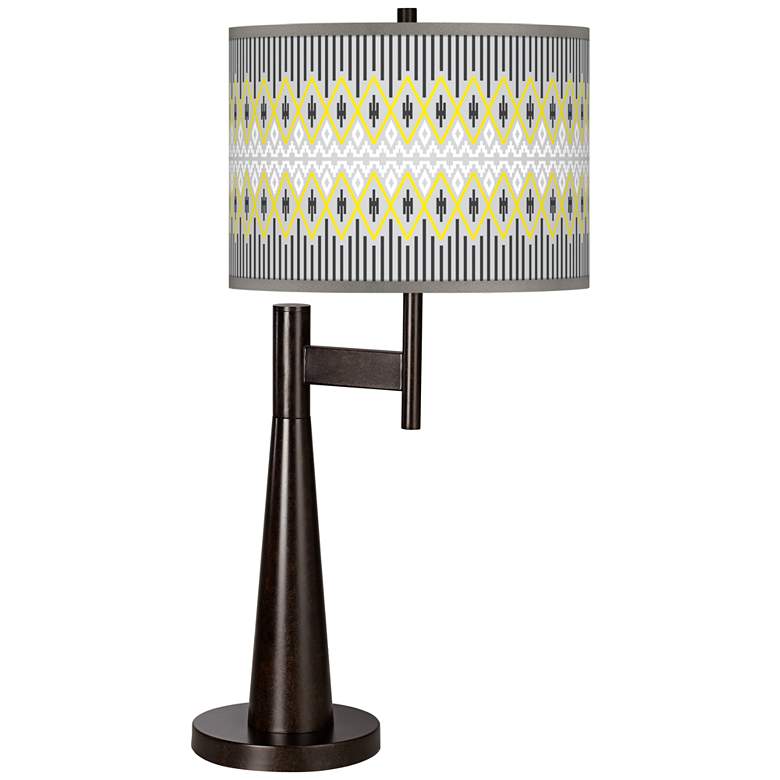 Image 1 Desert Geometric Giclee Novo Table Lamp