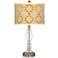 Desert Gold Giclee Apothecary Clear Glass Table Lamp