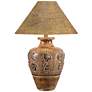 Desert Sand Brown Handcrafted Southwest Table Lamp