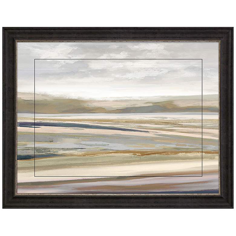 Image 2 Desert View - Calm 46"W Rectangular Giclee Framed Wall Art