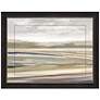 Desert View - Calm 46"W Rectangular Giclee Framed Wall Art
