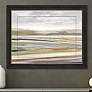 Desert View - Calm 46"W Rectangular Giclee Framed Wall Art