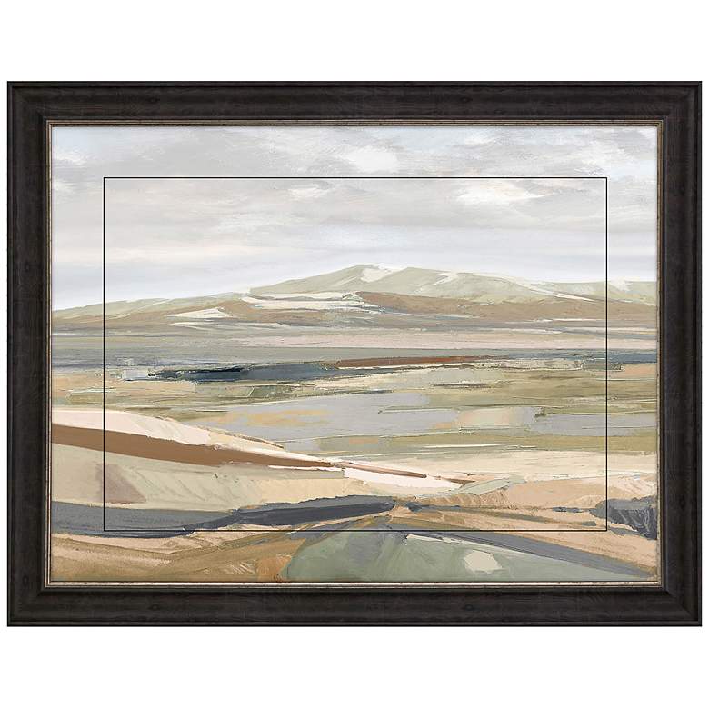 Image 2 Desert View - Pause 46"W Rectangular Giclee Framed Wall Art