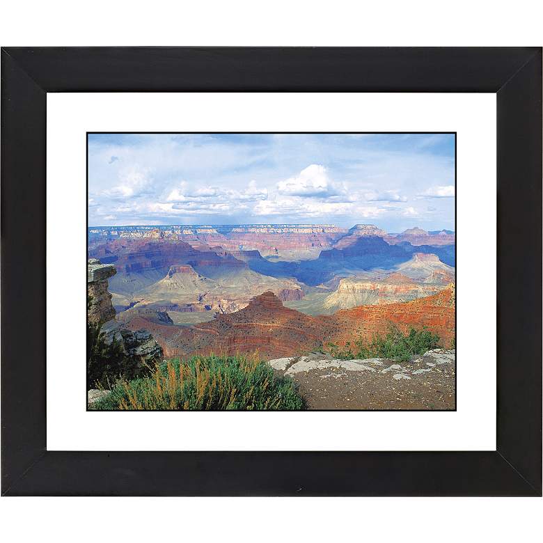 Image 1 Desert Vista Black Frame Giclee 23 1/4 inch Wide Wall Art