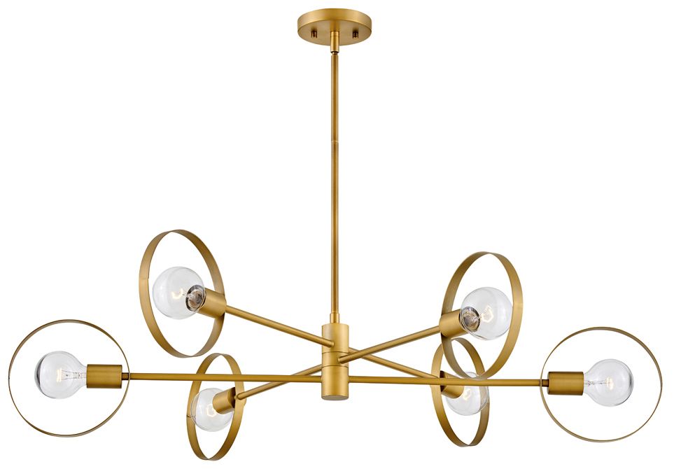 Image Desi 42" Wide Brass Foyer Chandelier by Hinkley Lighting