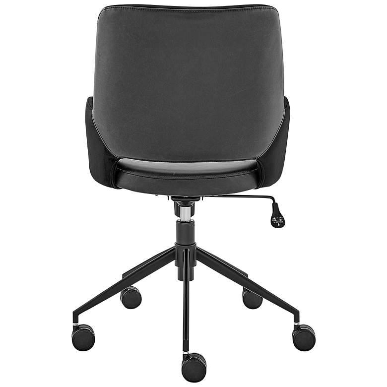 Image 6 Desi Black Fabric Adjustable Tilt Office Chair more views