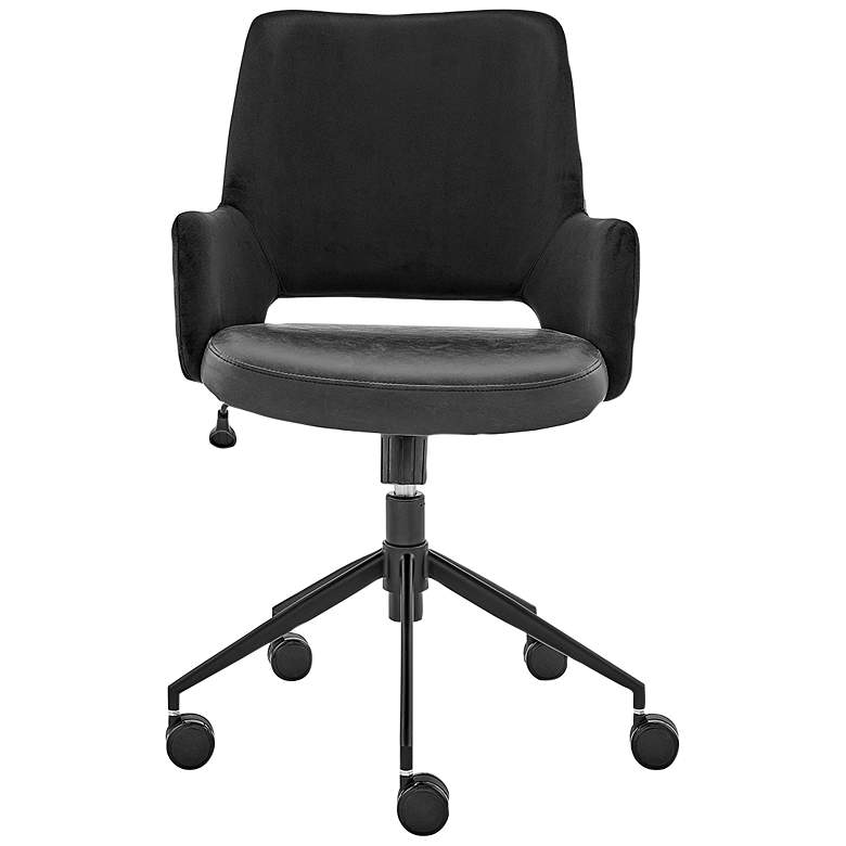 Image 7 Desi Black Fabric Adjustable Tilt Office Chair more views