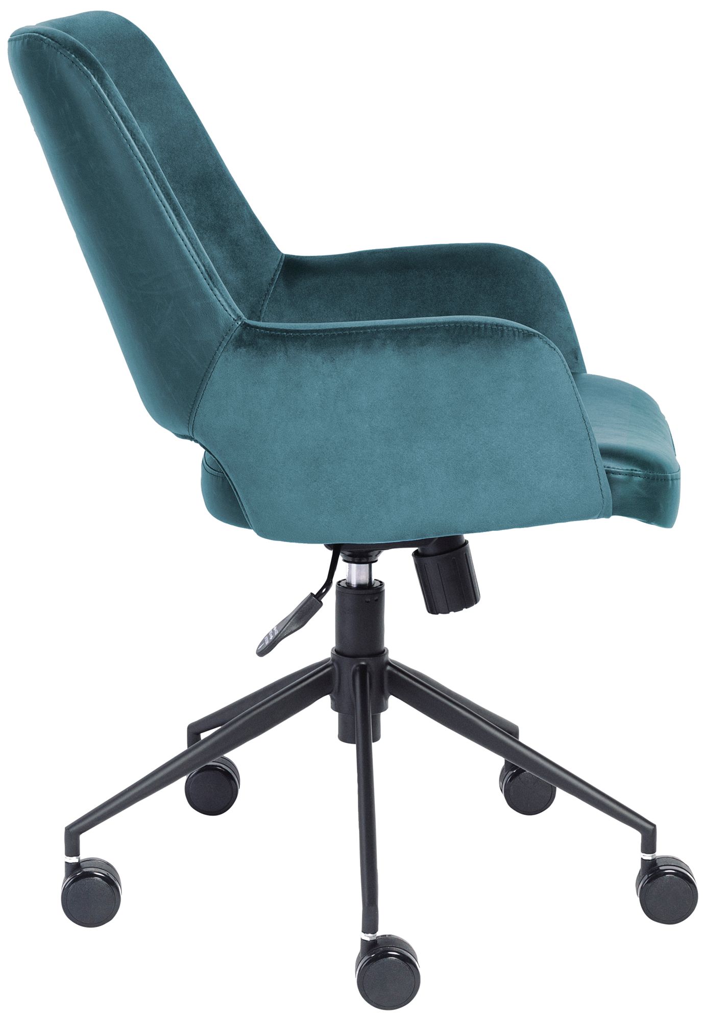 Desi Blue Fabric Adjustable Tilt Office Chair
