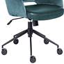 Desi Blue Fabric Adjustable Tilt Office Chair