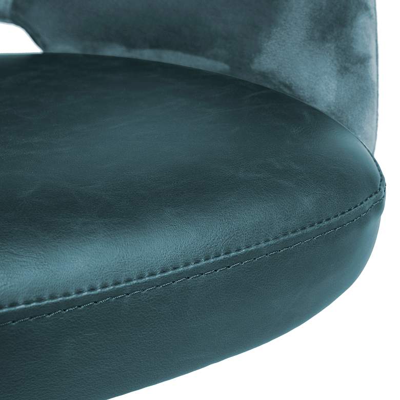 Image 4 Desi Blue Fabric Adjustable Tilt Office Chair more views