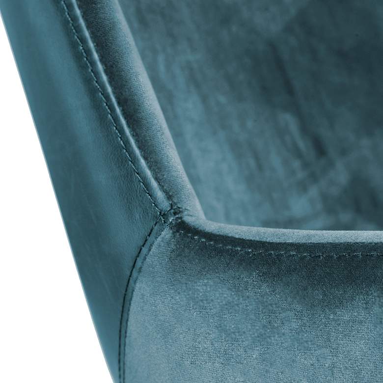 Image 5 Desi Blue Fabric Adjustable Tilt Office Chair more views