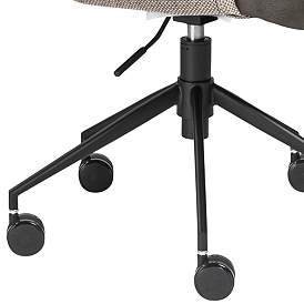Image3 of Desi Light Gray and Dark Gray Adjustable Tilt Office Chair more views