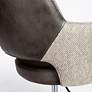 Desi Light Gray and Dark Gray Adjustable Tilt Office Chair