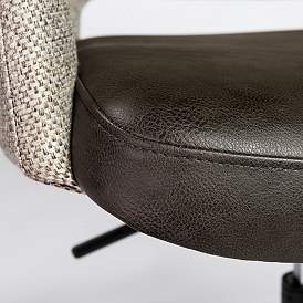 Image5 of Desi Light Gray and Dark Gray Adjustable Tilt Office Chair more views