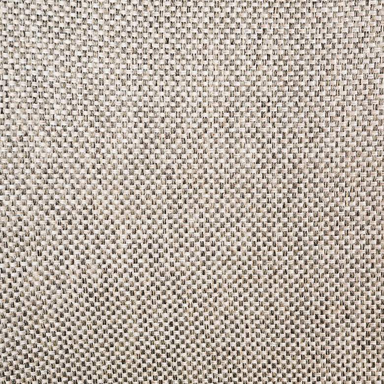 Image 5 Desi Light Gray Fabric and Dark Gray Faux Leather Armchair more views