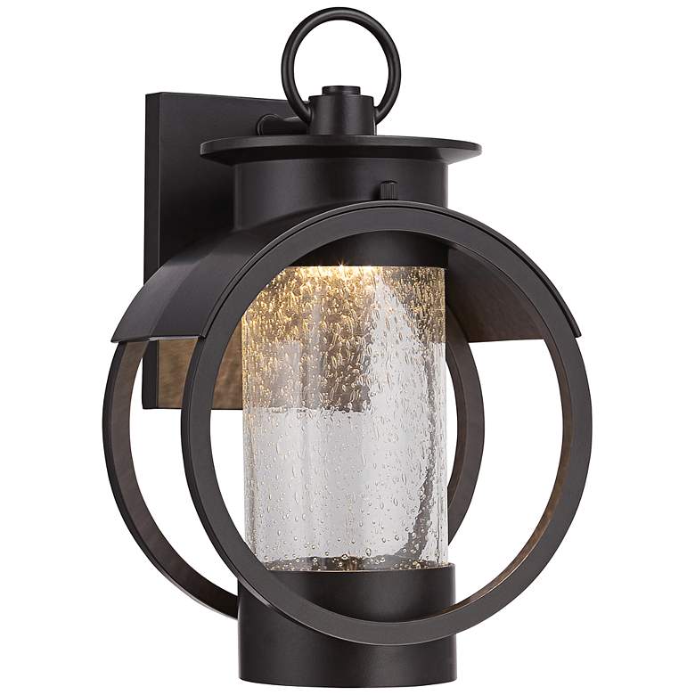 Image 1 Designers Fountain Arbor 13 1/2" High Bronze LED Outdoor Wall Light