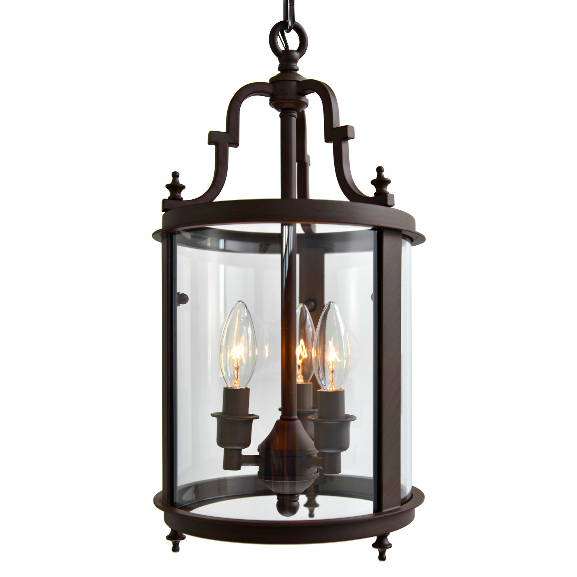 Image 3 Desire 3 Light Oil Rubbed Bronze Drum Shade Mini Pendant more views