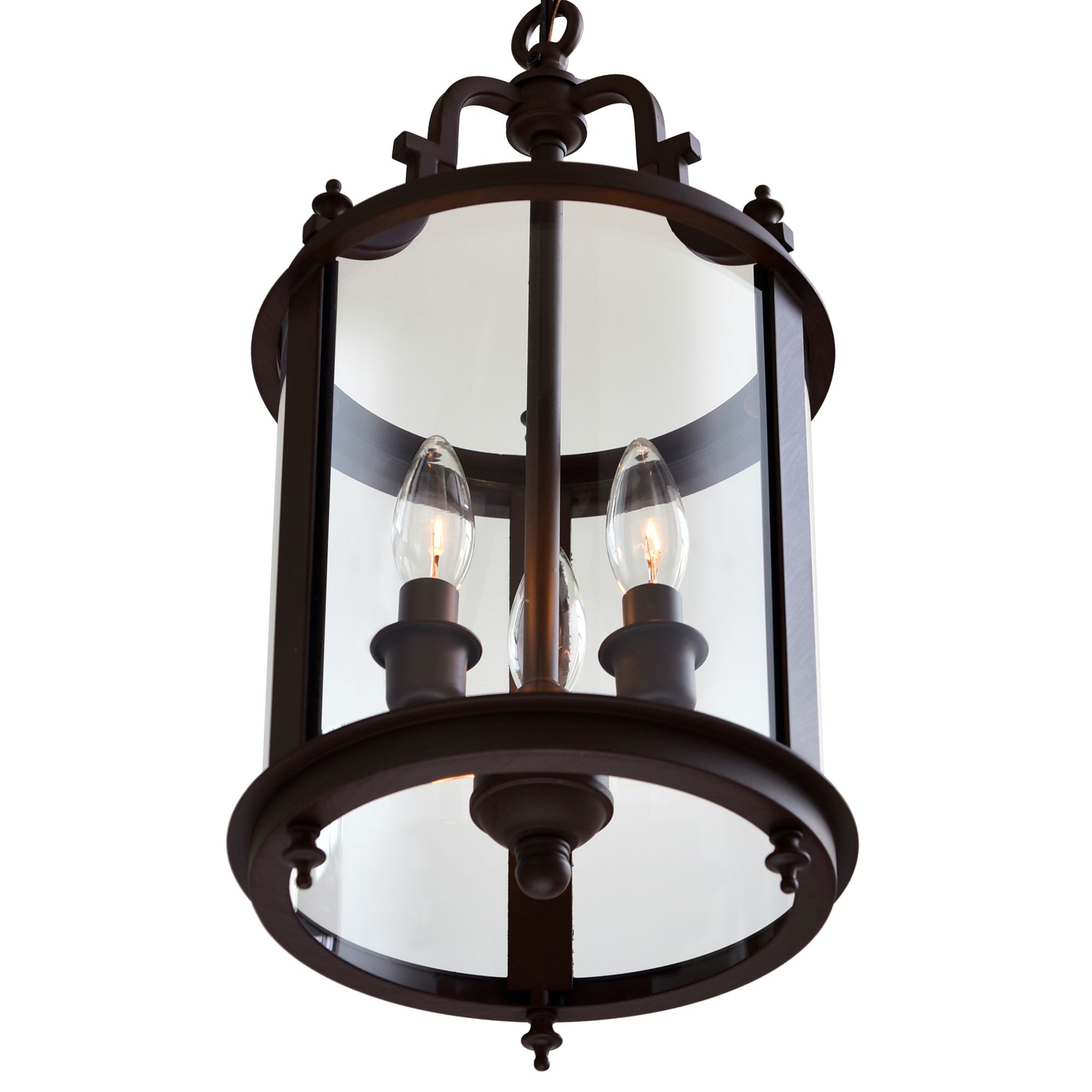 Image 5 Desire 3 Light Oil Rubbed Bronze Drum Shade Mini Pendant more views