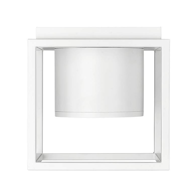Image 3 Desmond 7 1/8" Wide LED Flush Mount in Matte White with Matte White Sh more views
