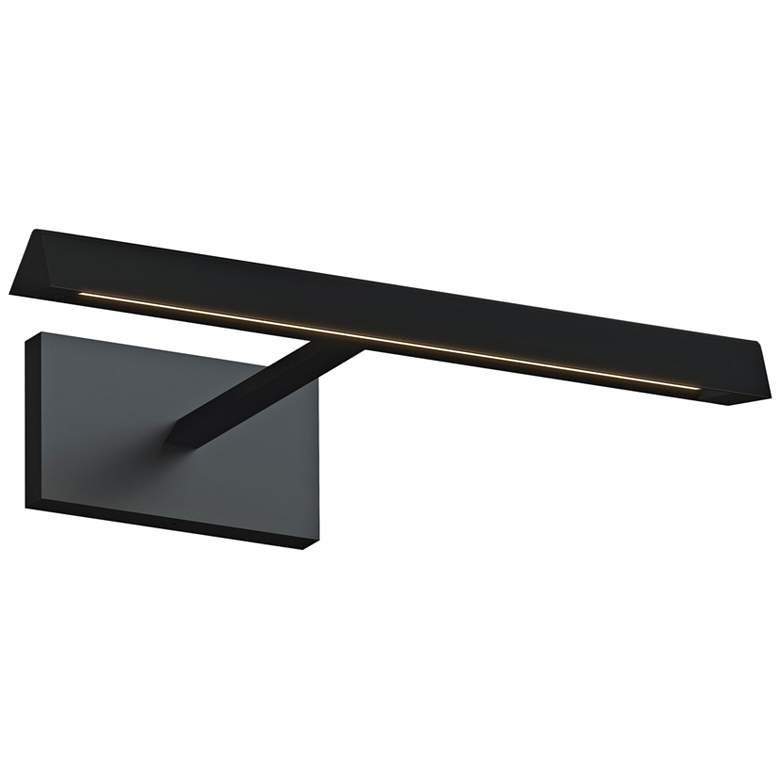 Image 1 Dessau 12 3/4" Wide Nightshade Black 120V LED Picture Light