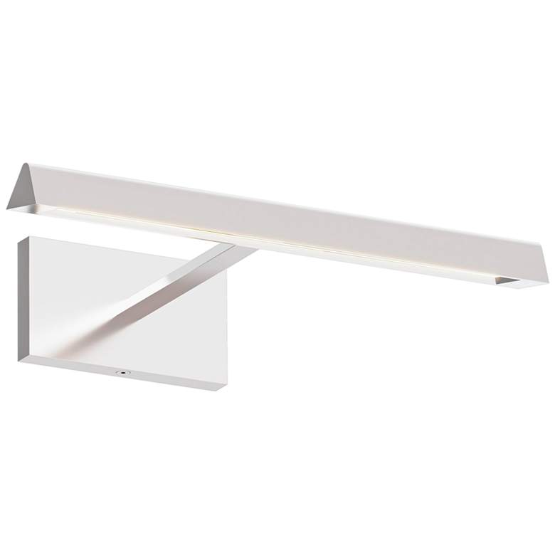 Image 1 Dessau 12 3/4" Wide Polished Nickel 277V LED Picture Light