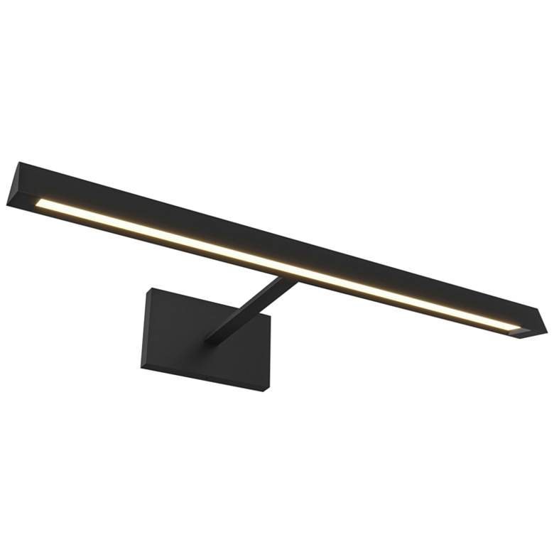Image 1 Dessau 18 1/4" Wide Nightshade Black 277V LED Picture Light