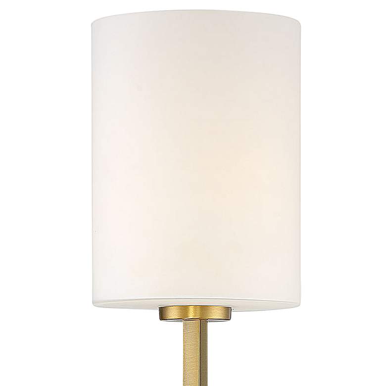 Image 2 Destin 1-Light Wall Sconce in Warm Brass more views