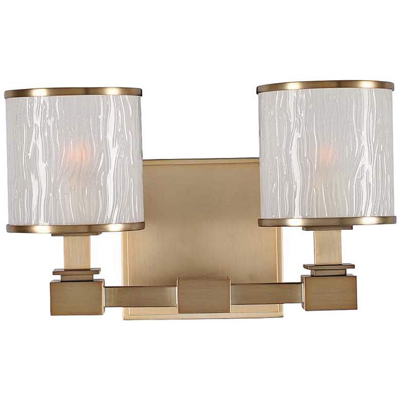 Image 1 Destin 11 1/2" Wide Brushed Bronze 2-Light Bath Light