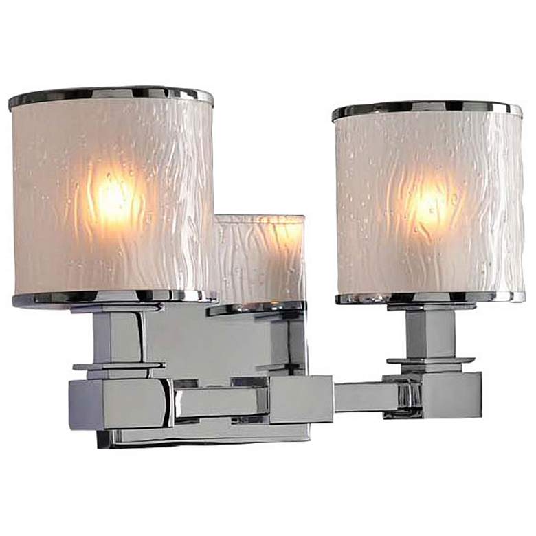Image 1 Destin 11 1/2" Wide Chrome 2-Light Bath Light