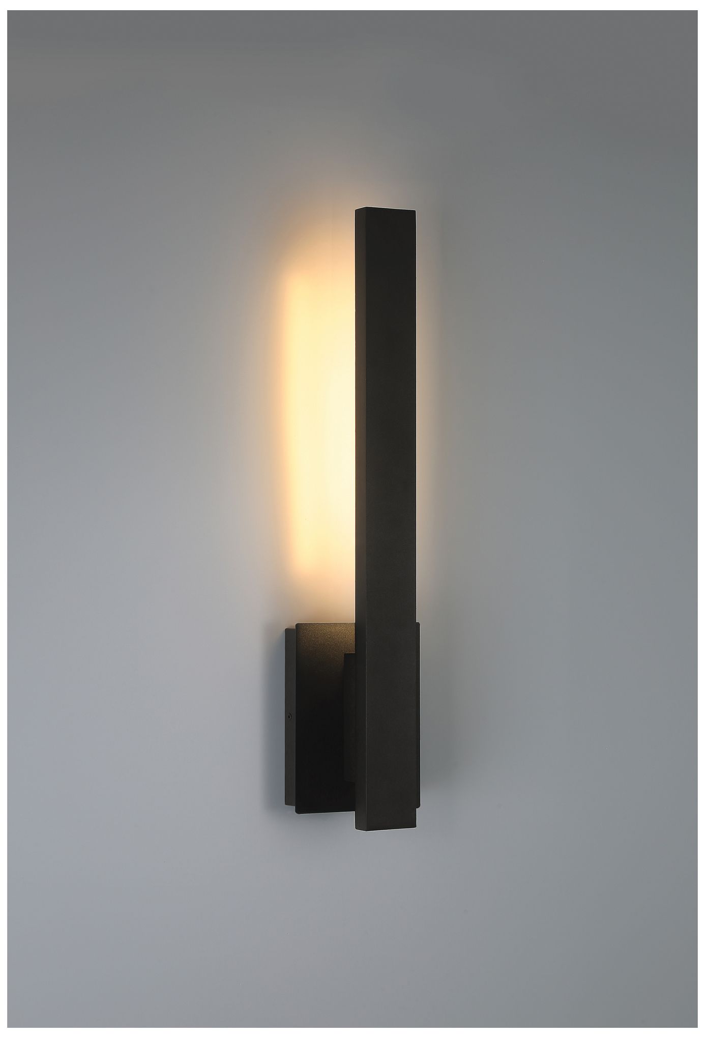 Image 2 Destin 21" High Black LED Wall Sconce more views