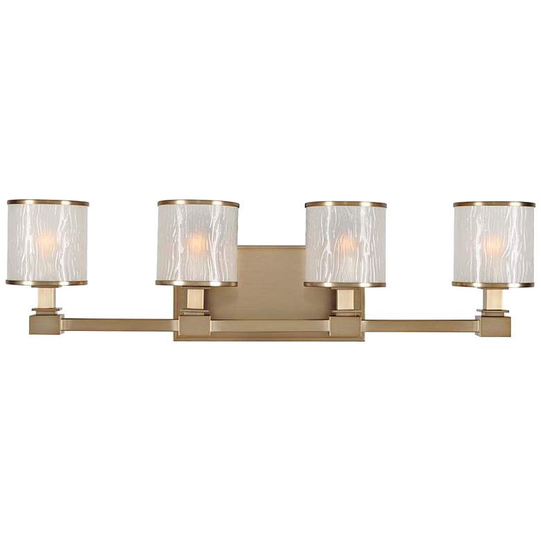 Image 1 Destin 26 1/2 inch Wide Brushed Bronze 4-Light Bath Light