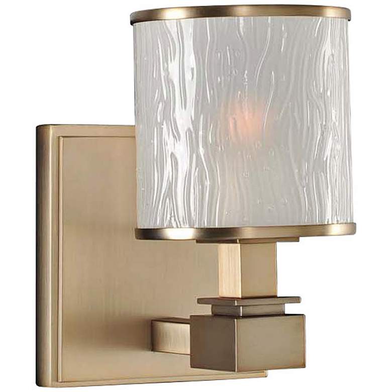 Image 1 Destin 5 inch Wide Brushed Bronze 1-Light Wall Sconce