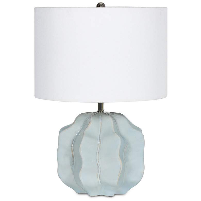 Image 1 Destin Ceramic Mini Lamp (Spa Blue)