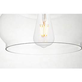 Image5 of Destry 1 Lt Brass Pendant With Clear Glass more views