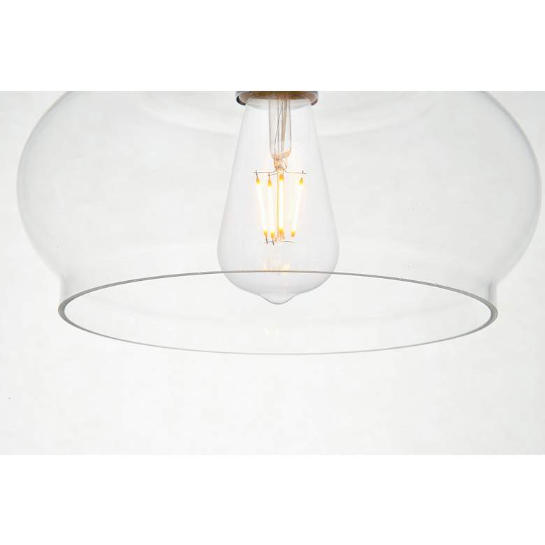 Image 5 Destry 1 Lt Chrome Pendant With Clear Glass more views