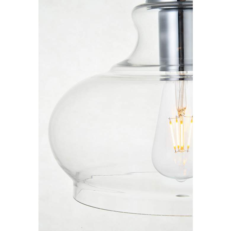 Image 6 Destry 1 Lt Chrome Pendant With Clear Glass more views