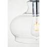 6_Destry 1 Lt Chrome Pendant With Clear Glass more views